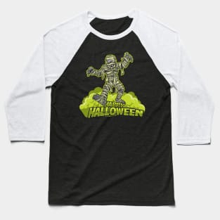 Holloween Mummy Baseball T-Shirt